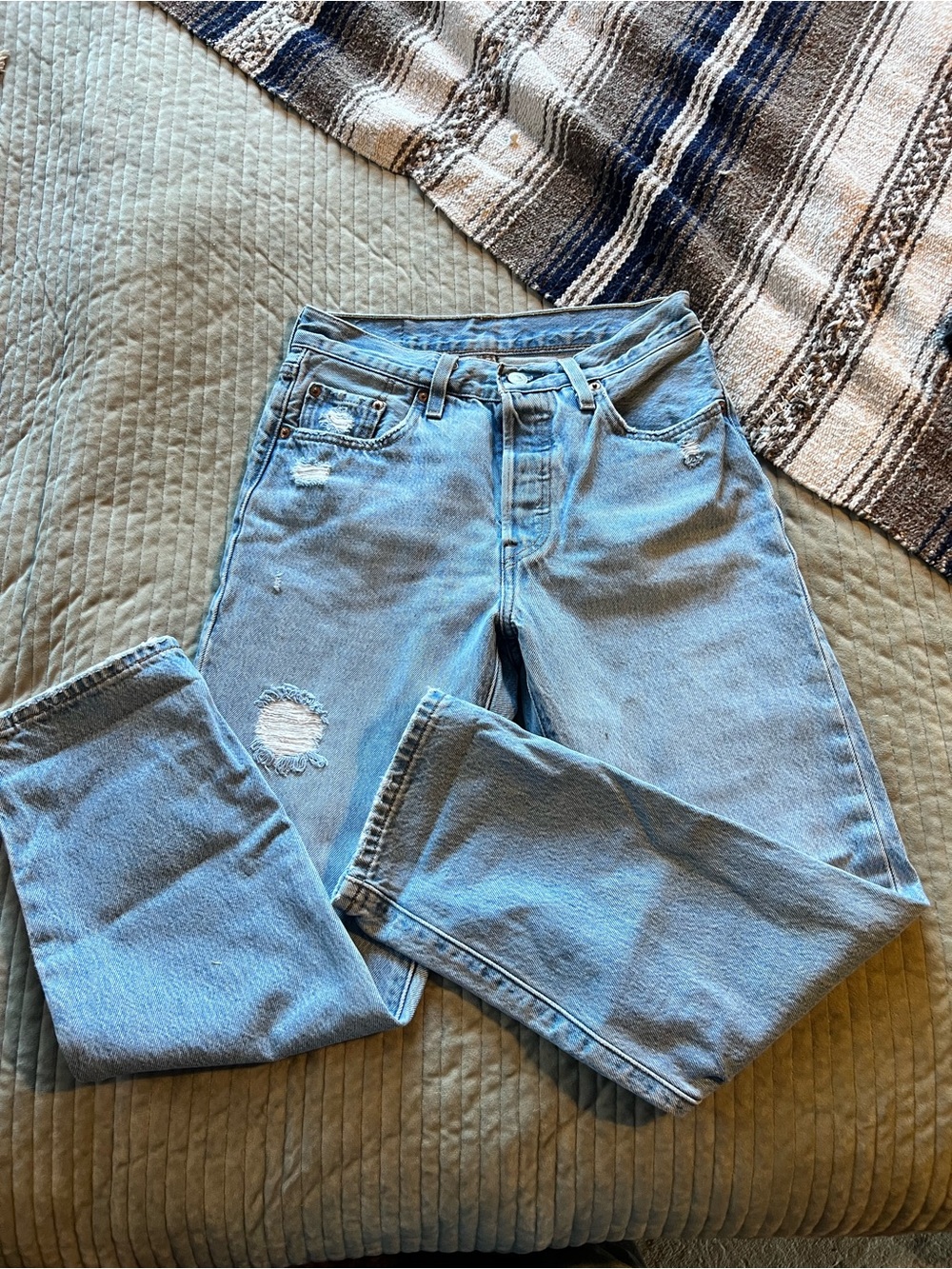 Levi Strauss 501 Cropped Jeans